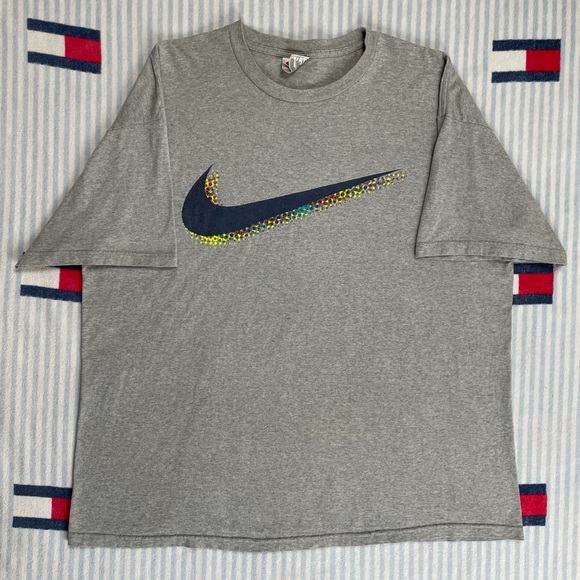 Nike Shirts Vintage Nike Big Swoosh Short Sleeve Tee Shirt Poshmark — free download